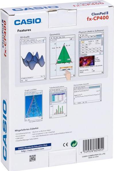 Actual product image Casio ClassPad II (Batteries)