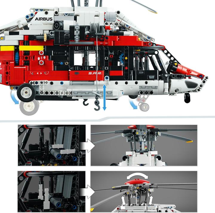 Actual product image LEGO Airbus H175 rescue helicopter (42145, LEGO Technic)