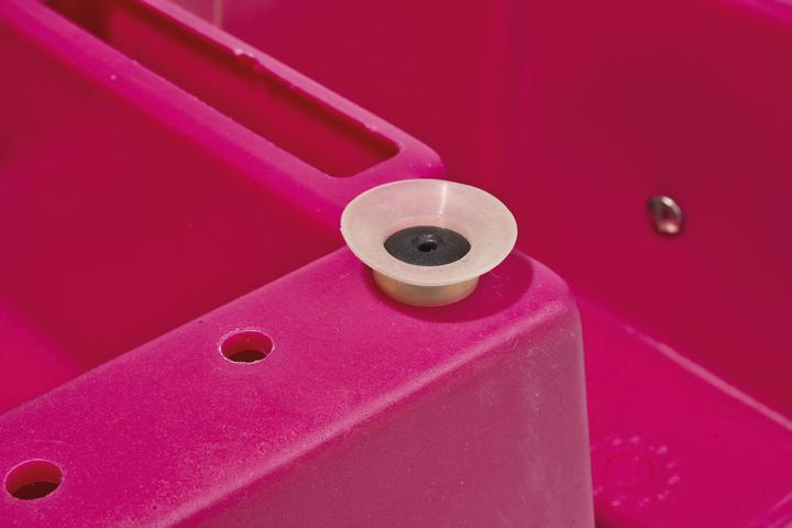 Actual product image Kübler Sport Aqua Step, with suction cups