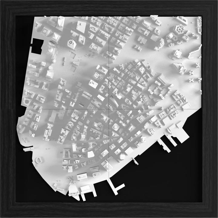 Actual product image Cityframes New York CityFrame Size S WTC (34 x 34 x 12 cm)