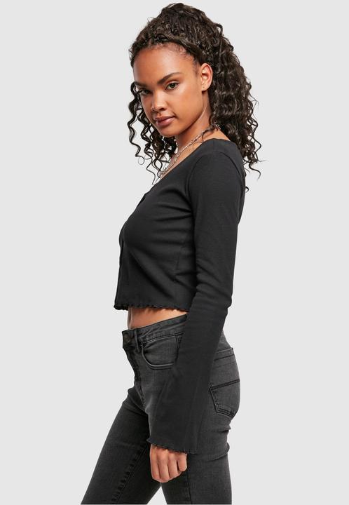Produktbild Urban Classics Ladies Cropped Rib Cardigan - 14113 (S)