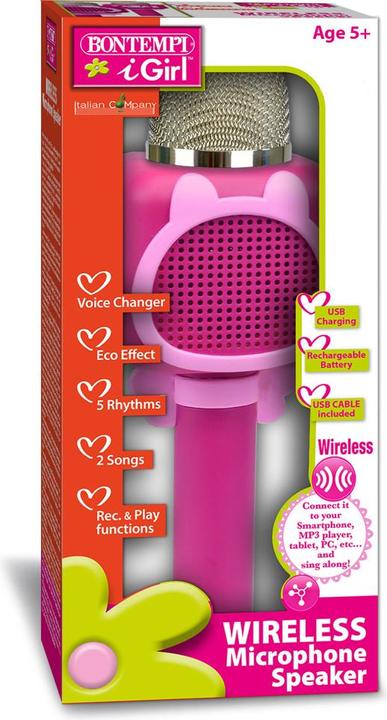 Immagine prodotto Bontempi Microfono per karaoke rosa