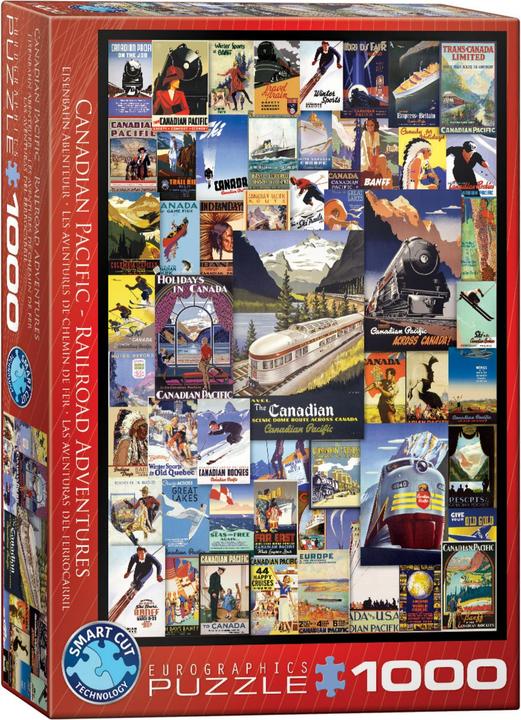 Produktbild Eurographics Eisenbahnabenteuer (1000 Teile)