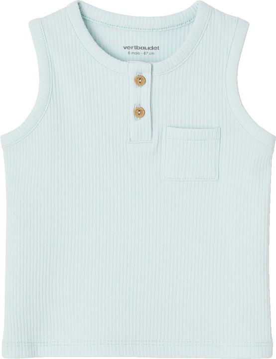 Actual product image Vertbaudet Geripptes Baby Top Oeko-Tex (80)