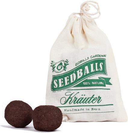 Produktbild Gorilla Gardening Seedballs Kräuter im Baumwollbeutel (Samenbomben)