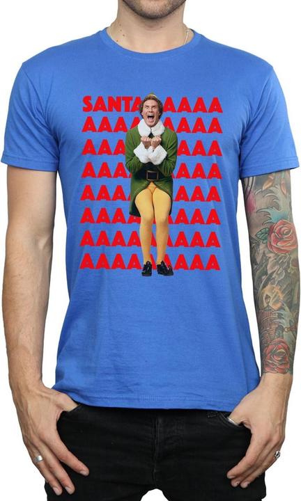 Immagine prodotto Elf Buddy Santa Scream Maglietta Uomo (XL)