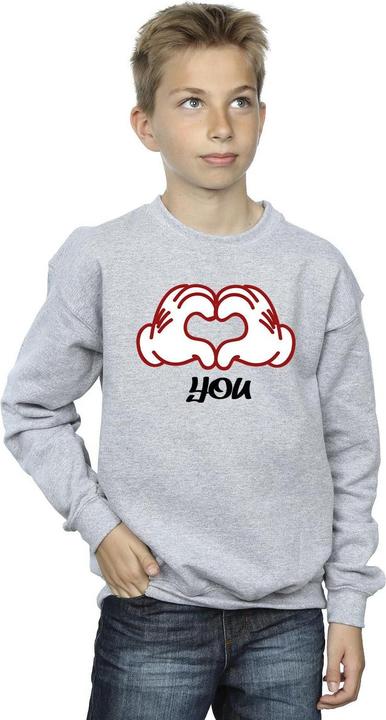 Immagine prodotto Disney Mickey Mouse Love You Hands Felpa Ragazzi (152, 158)