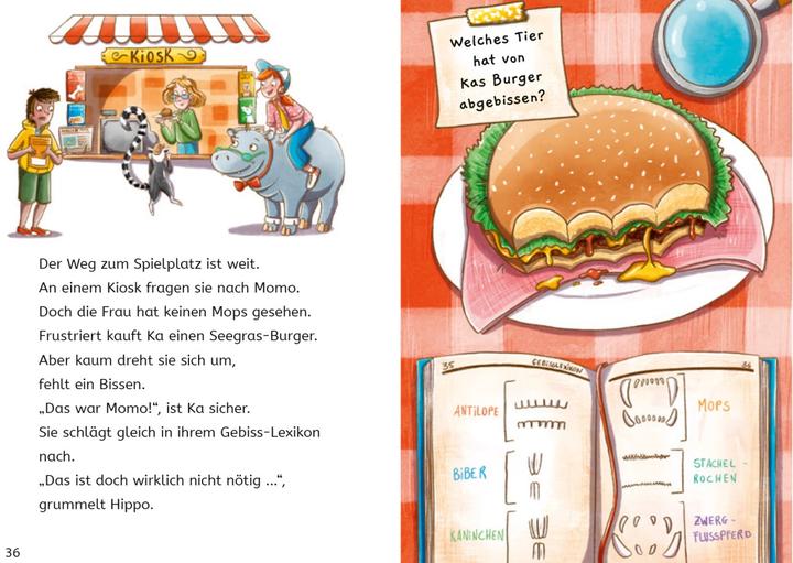Immagine prodotto Tierdetektive Hippo & Ka – Wer hat den Mops gemopst? (Tedesco, Caroline Opheys, THiLO, 2024)