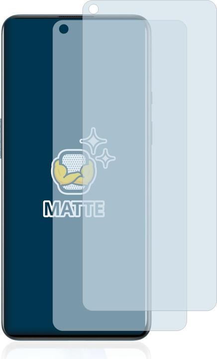 Actual product image BROTECT Anti-glare screen protector matt (2 Piece, OnePlus 9)