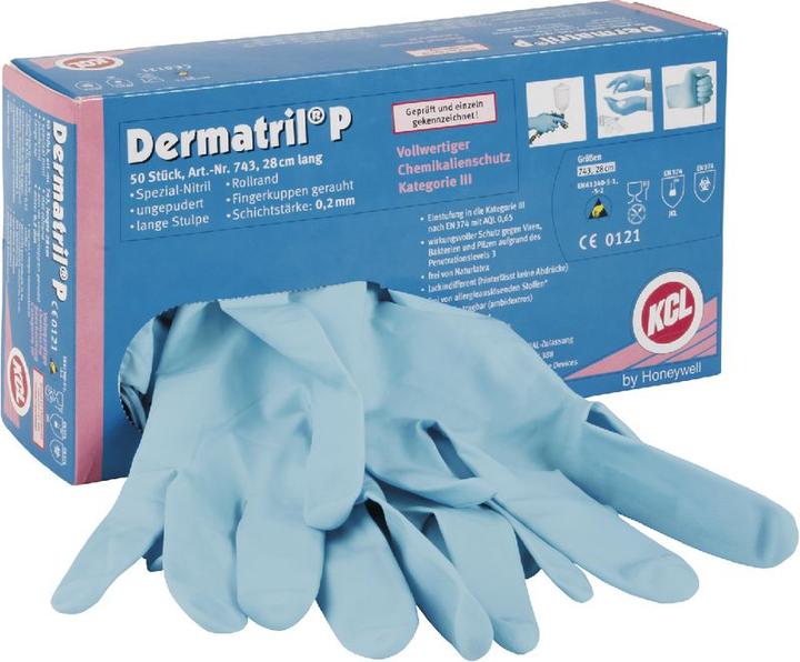 Produktbild KCL Einweg-Nitril-Handschuhe Dermatril P 743 (6)