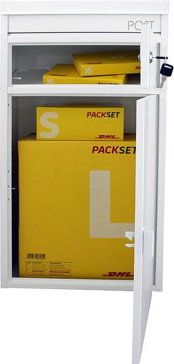 Actual product image SafePost 65 Letterbox with parcel compartment white