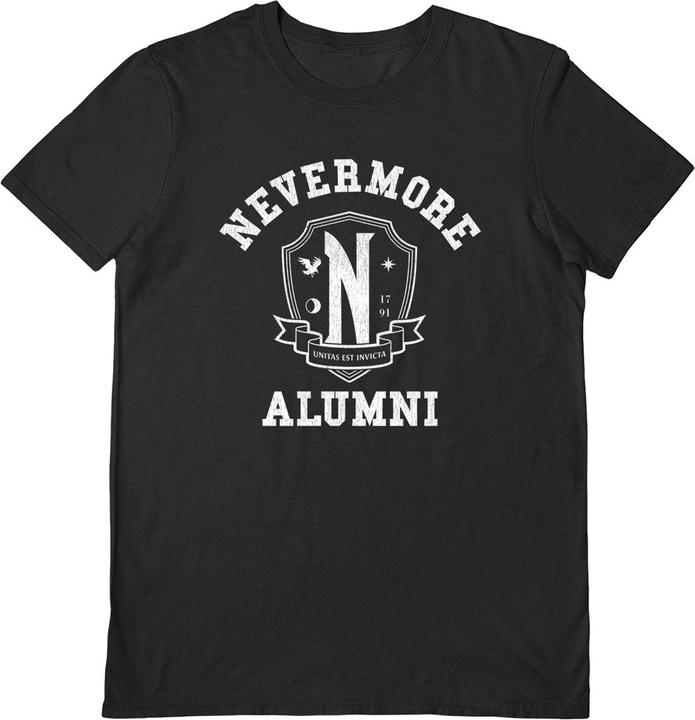 Universal Textiles Unisex Adult Nevermore Alumni T-Shirt