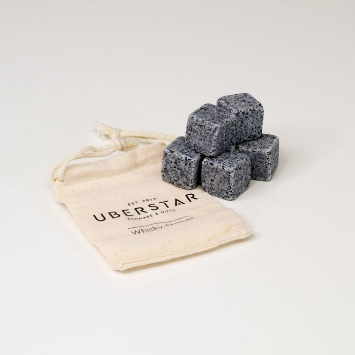 Produktbild Uberstar Whisky Steine 6er Set mit Beutel (Whisky Steine)