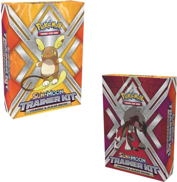 Immagine prodotto Pokémon Sun & Moon Trainer Kit Lycanroc & Alolan Raichu (Inglese, Elite / Top Trainer Box)