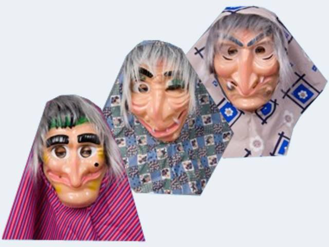 Produktbild Festartikel Müller Hexenmaske sortiert