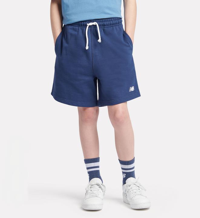 Actual product image New Balance B French Terry Small Logo Short (8, 9)