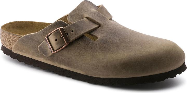 Birkenstock Boston Nubukleder geölt Schmal (37)