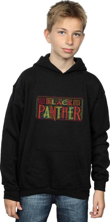 Image du produit - Sweat à capuche BLACK PANTHER TRIBAL LOGO - Garçon (140, 146)