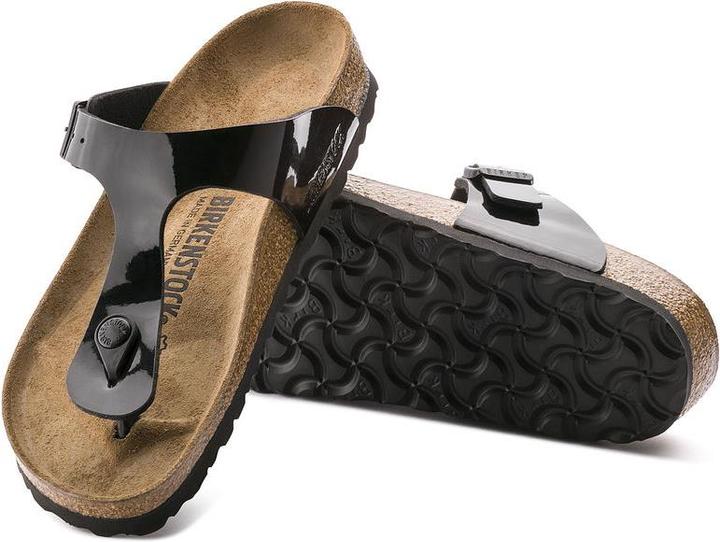Actual product image Birkenstock Gizeh Birko-Flor Patent Normal (38)