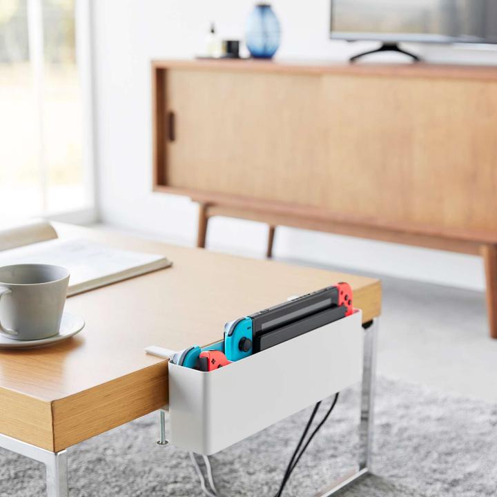 Actual product image Yamazaki Schmaler Tisch-Klemm-Korb TOWER