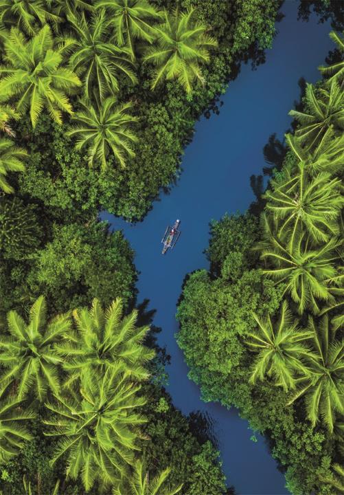 Actual product image Clementoni Puzzle 500 Tropical Aerial View
