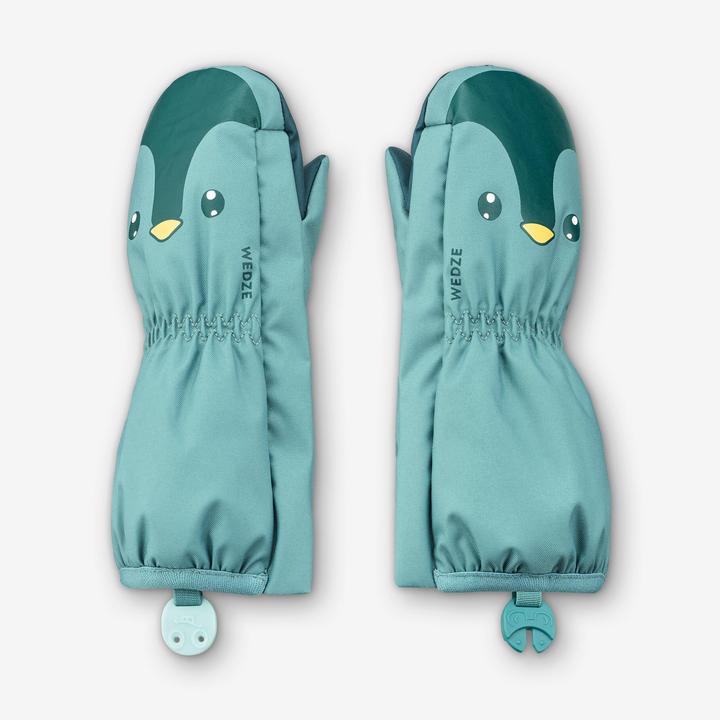 Immagine prodotto Wedze Guanti da sci per bambini - 500 Lugiklip blu (2)