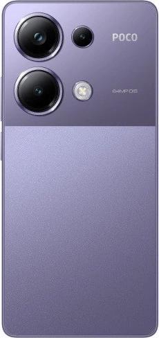 Actual product image Xiaomi Poco M6 Pro (512 GB, Purple, 6.67", Hybrid Dual SIM, 64 Mpx, 4G)