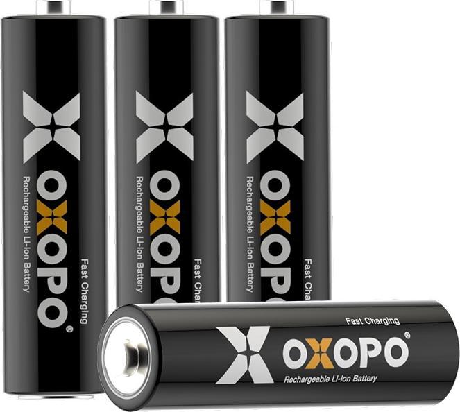 Actual product image Oxopo Rechargeable Battery (4 pcs., AA, 2775 mAh)