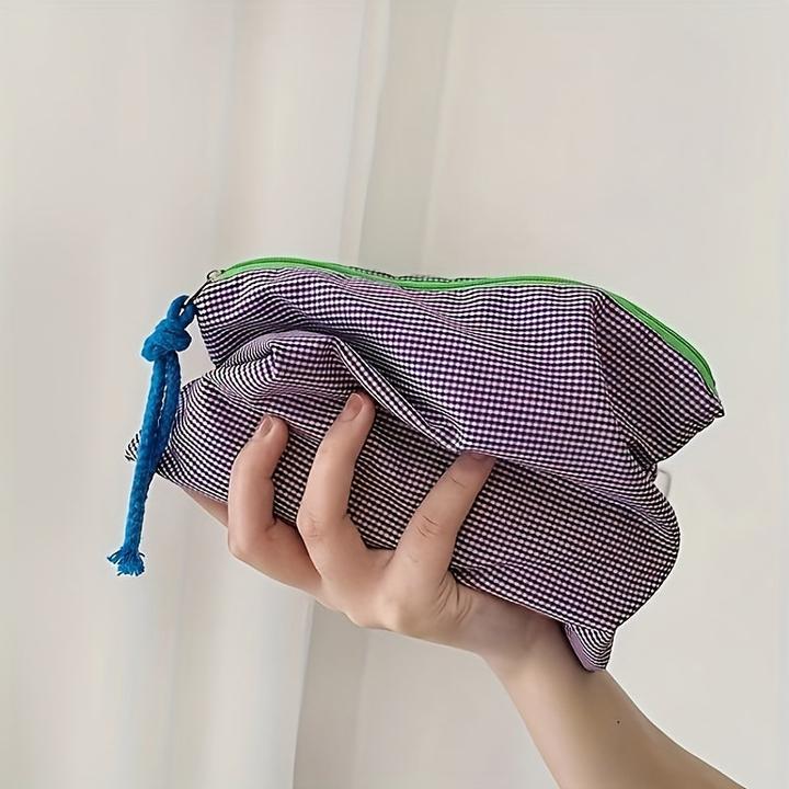Only-Bags.Store Trousse de maquillage rétro aux couleurs vives, porte-monnaie multifonctionnel de grande capacité