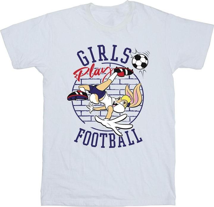 Looney Tunes Lola Bunny Girls Play Football TShirt