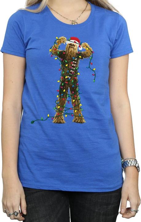 Produktbild Star Wars Chewbacca Christmas Lights TShirt (S)