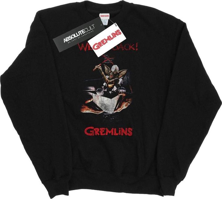 Actual product image Universal Textiles Mens Spike Distressed Poster Sweatshirt (XL)