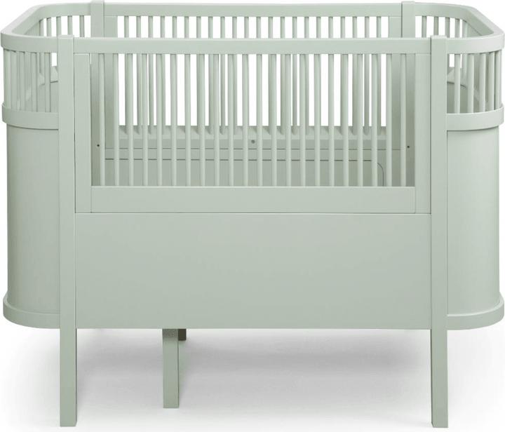 Actual product image Sebra Baby & Junior Bed Mist Green (70 x 110 cm)