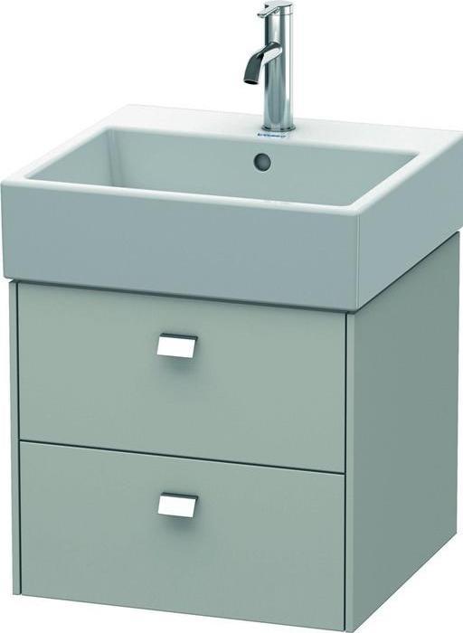 Image du produit Duravit Meuble sous-vasque BRIOSO poignées chr 442x484x459mm gris béton mat (48.5 x 44 x 46 cm)