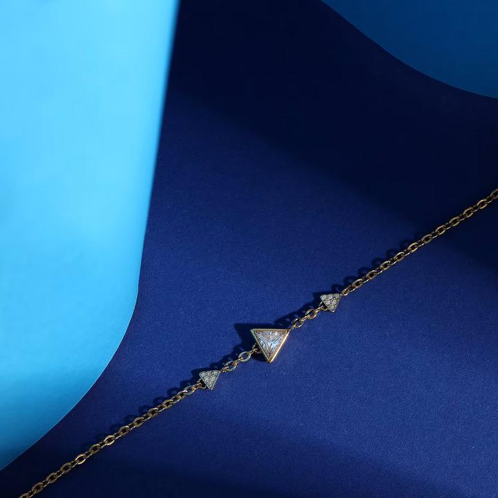 Immagine prodotto Morellato Bellissimo bracciale placcato oro Trilliant SAWY03 (19 cm, Acciaio inossidabile)