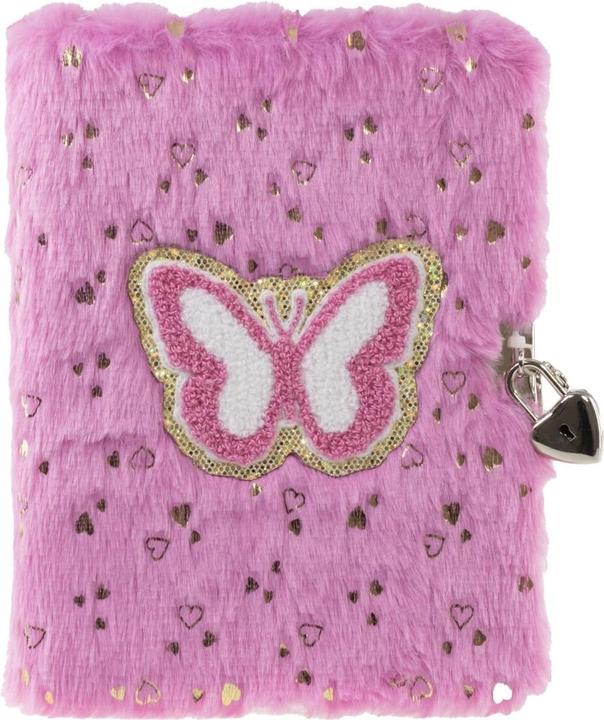 Tinka Magic Tinka - Journal en peluche avec verrou - Papillon rose (8-802166)