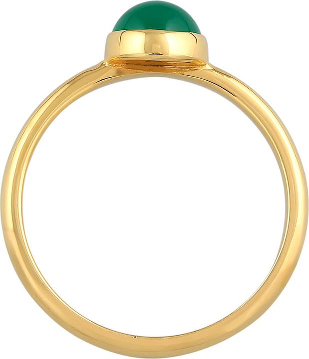 Immagine prodotto Elli Anello PREMIUM agata pietra preziosa solitario argento 925 rodiato (58, 925 Argento)