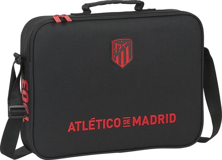 Atletico Madrid FC Schultasche Atlético Madrid Schwarz (38 x 28 x 6 cm) (6 l)
