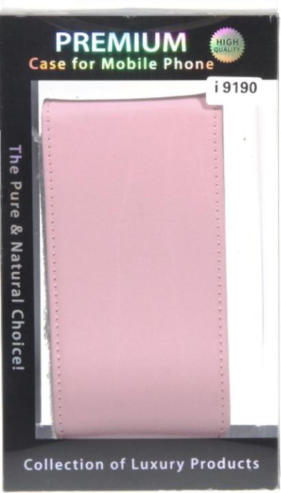 Actual product image OEM Slim leather Flip Case Galaxy S4 mini - Pink (Samsung Galaxy S4 Mini I9195, Samsung Galaxy S4 Zoom)