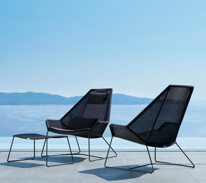 Actual product image Cane-line Breeze Fauteuil de jardin Lounge Haut dossier, coussins non inclus