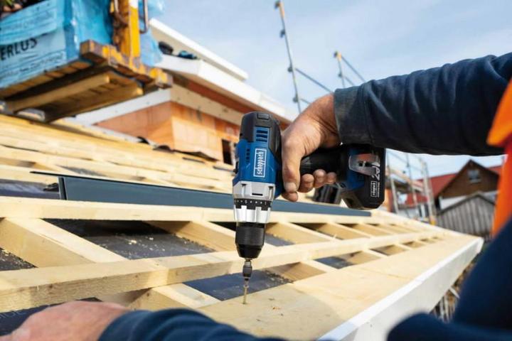 Actual product image Scheppach Cordless drill / driver CDD45-20ProS, 1x2.0 Ah (Rechargeable battery operated)