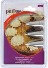 Immagine prodotto Patisse Ugelli di iniezione stella Inox 3 pezzi. (Effusore)