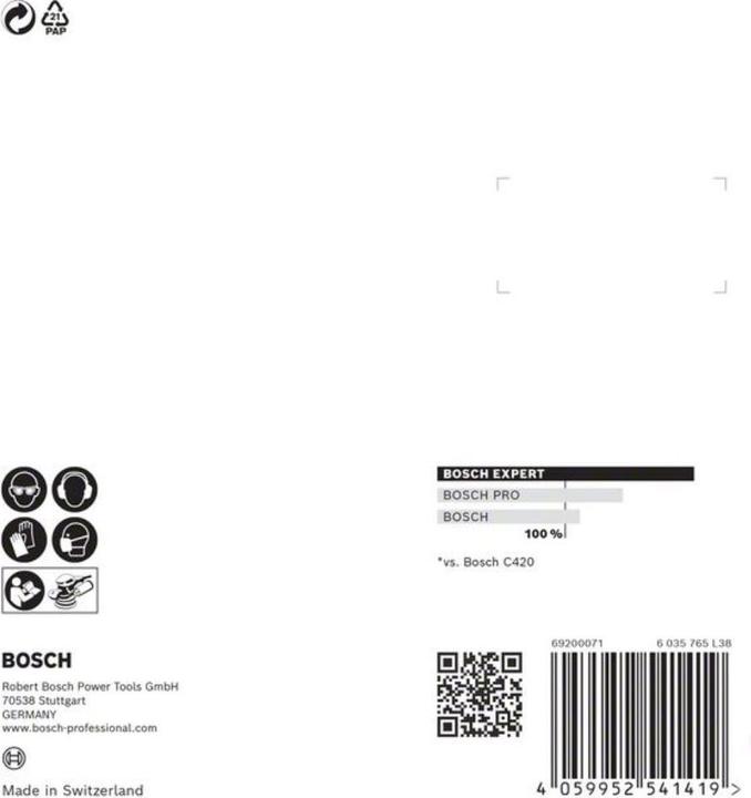 Immagine prodotto Bosch Professional Zubehör Carta vetrata C470 (40)