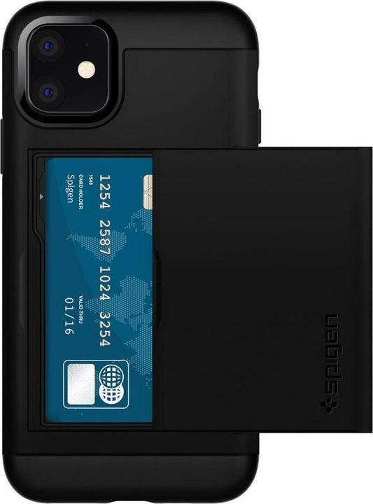 Actual product image Spigen Slim Armor Cs Iphone 11 Black Universal (Apple iPhone 11)