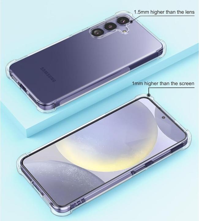 Actual product image Screenguard Crystal Soft Airbag Bumper (Samsung Galaxy S24)