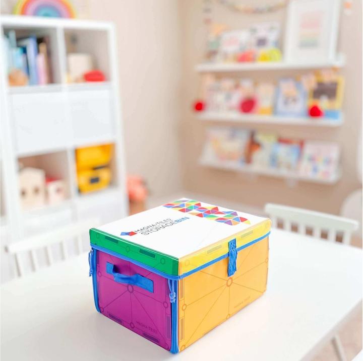 Productafbeelding Magna-Tiles Opbergdoos & interactieve speelmat