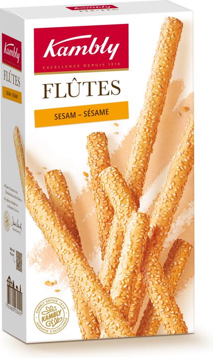 Produktbild Kambly Flûtes Sesam (140 g)