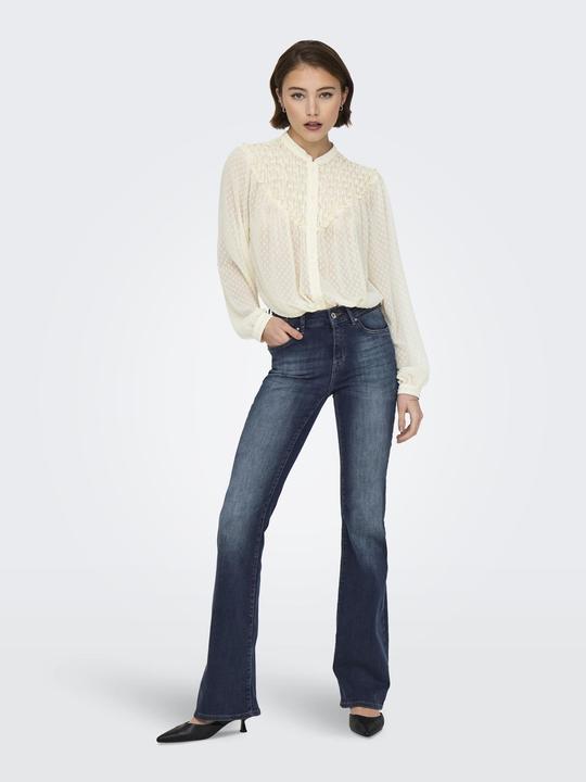 Image du produit Only ONLBLUSH Taille moyenne Évasé Jeans Flared fit jeans (32)