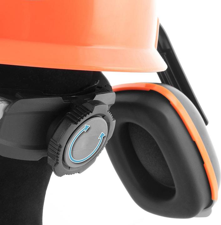 Produktbild Stahlwerk Forsthelm FH-100 ST mit Visier und Gehörschutz EN397 EN352 EN1731 (52 - 66 cm)