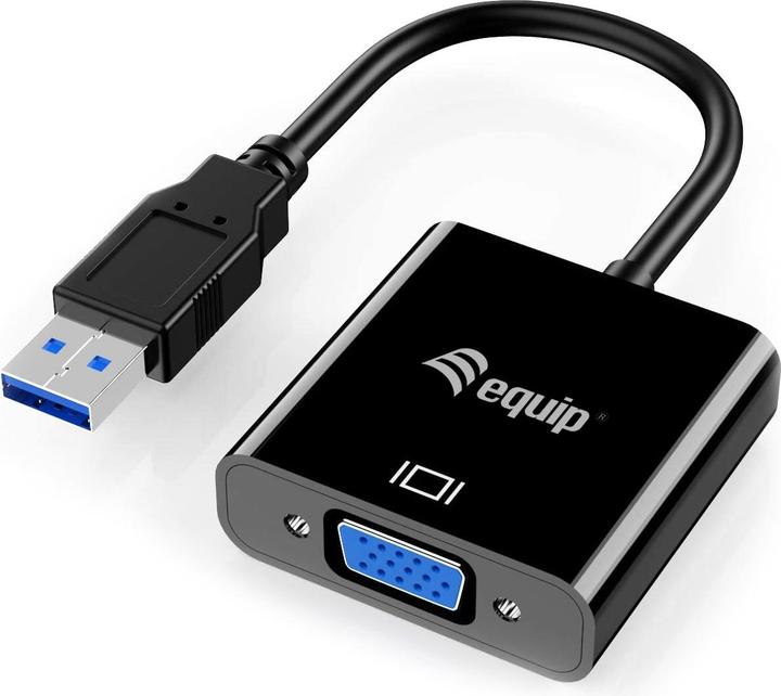 Image du produit equip Adaptateur USB 3.0 vers VGA (USB-A, 1.40 cm)